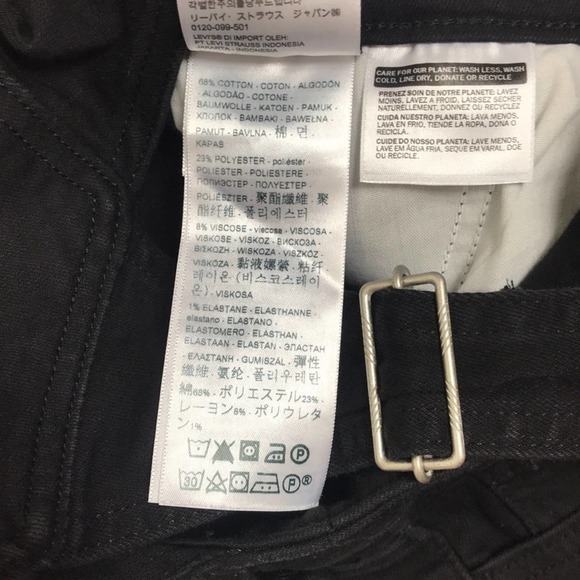 Levi’s Black Skinny‎ Overalls. - Picture 11 of 12